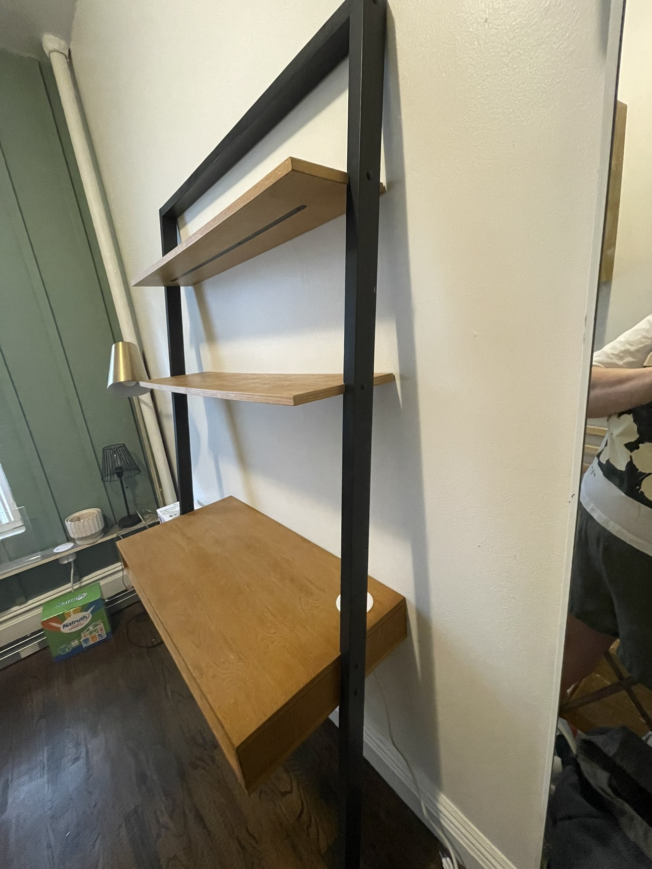 Wood Leaning (Ladder) Desk with outlet ports - photo 3