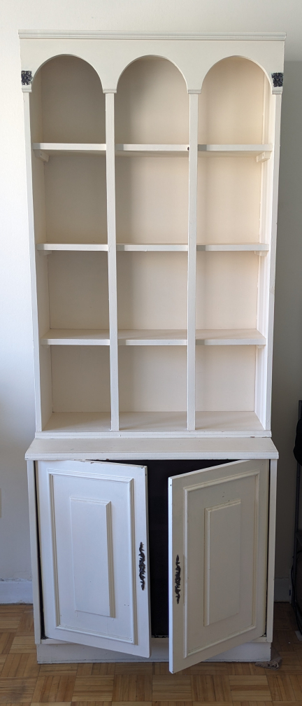 Wooden shelf + cabinet set thumbnail