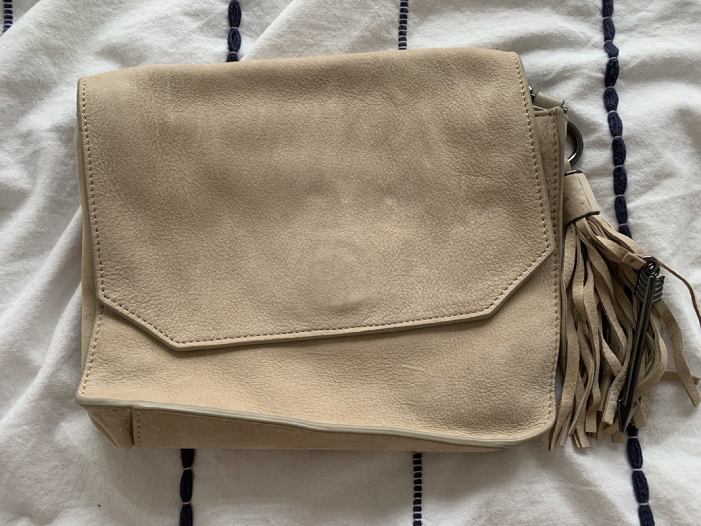 Mackage Suede Crossbody/Clutch Bag