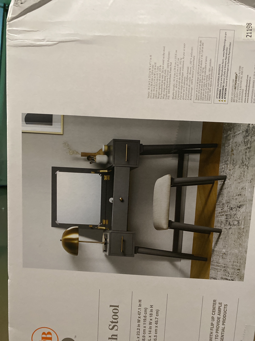 Folding top vanity - photo 2