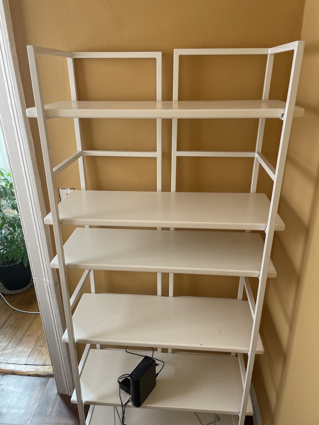 White shelf