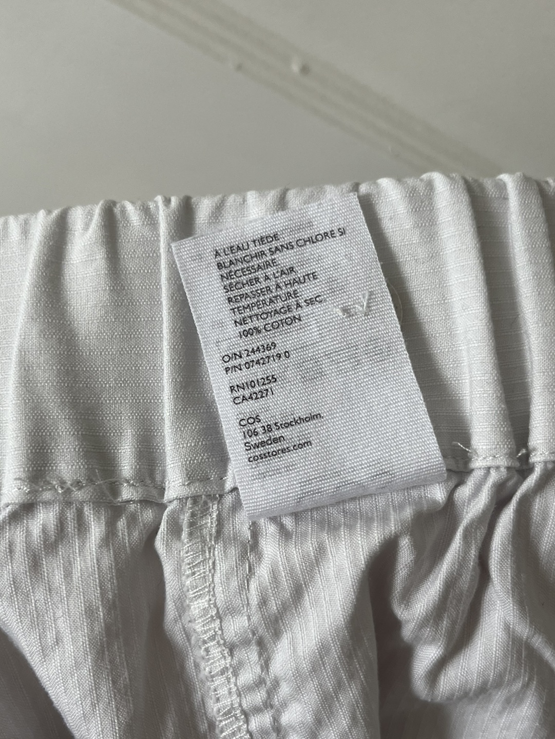 COS White Wide Leg Pant - photo 4