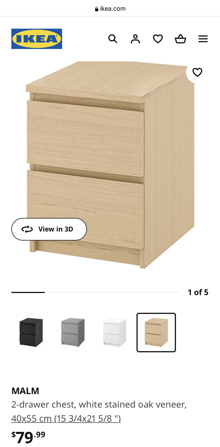 MOVING SALE! IKEA nightstand & table lamp. - photo 4