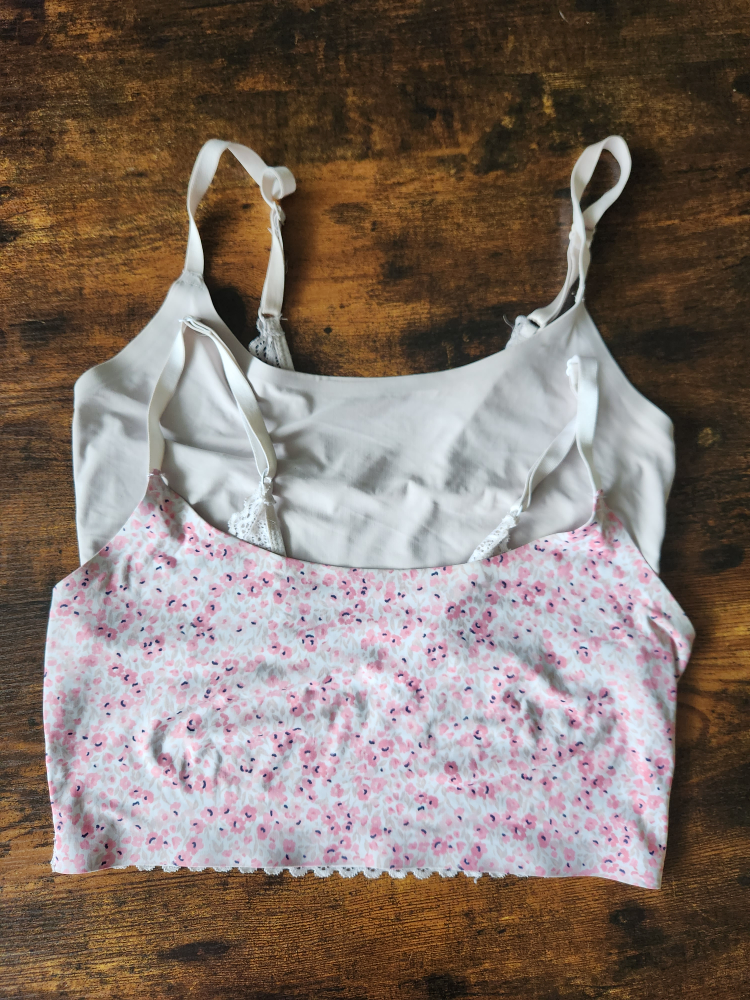 2 for $4 Nude soft Bras size medium thumbnail