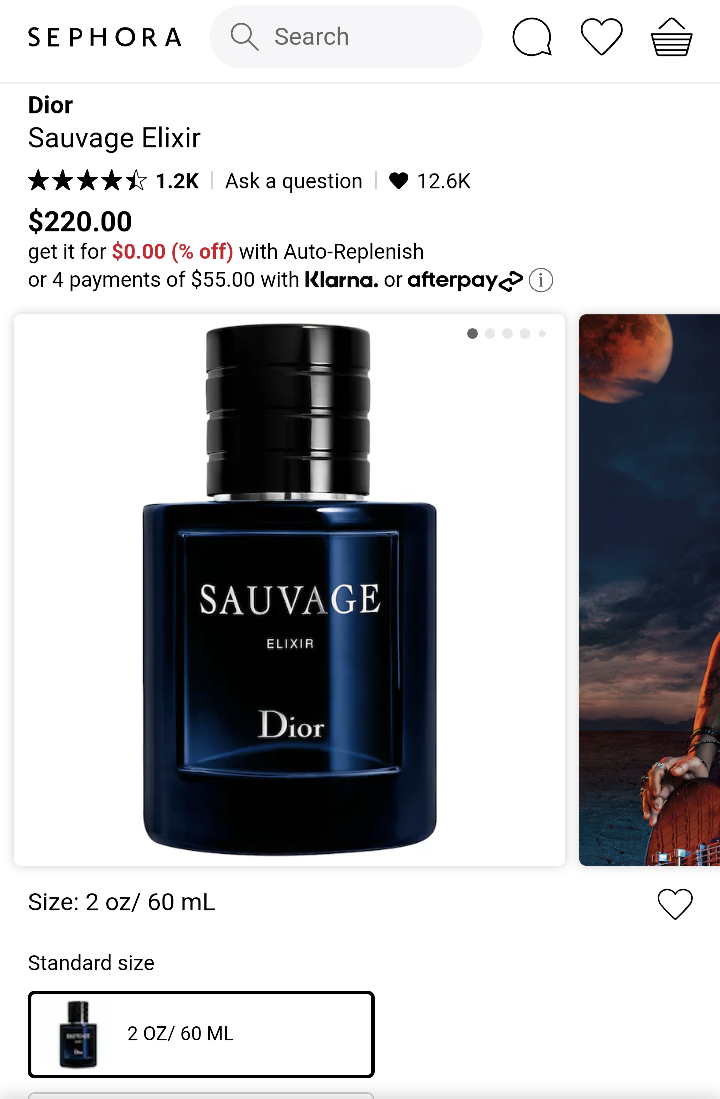 Dior Sauvage Elixir 60ml BN w/o cellophane image indicator(8)