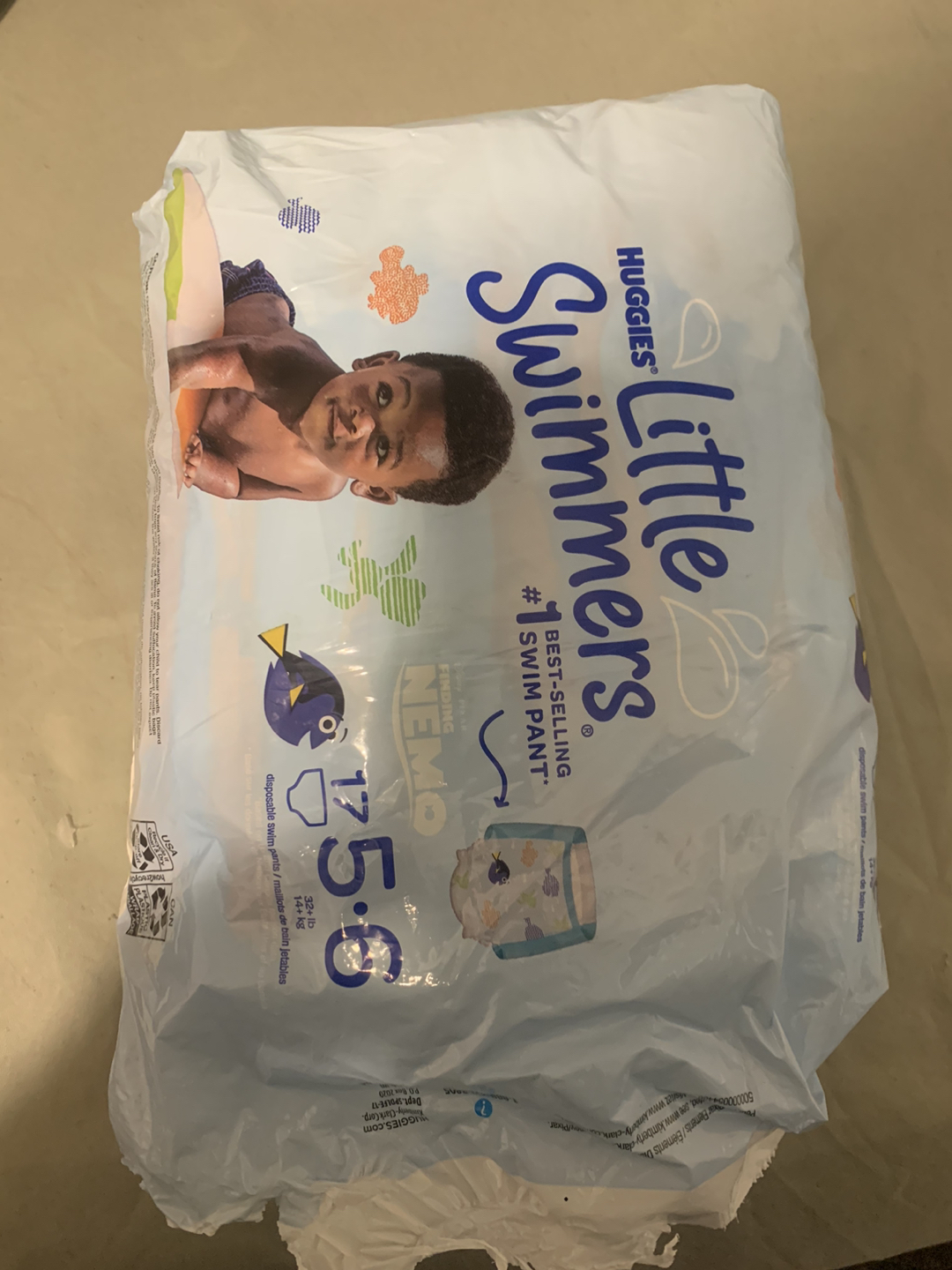Open bags of huggies swimmers 5/6 thumbnail