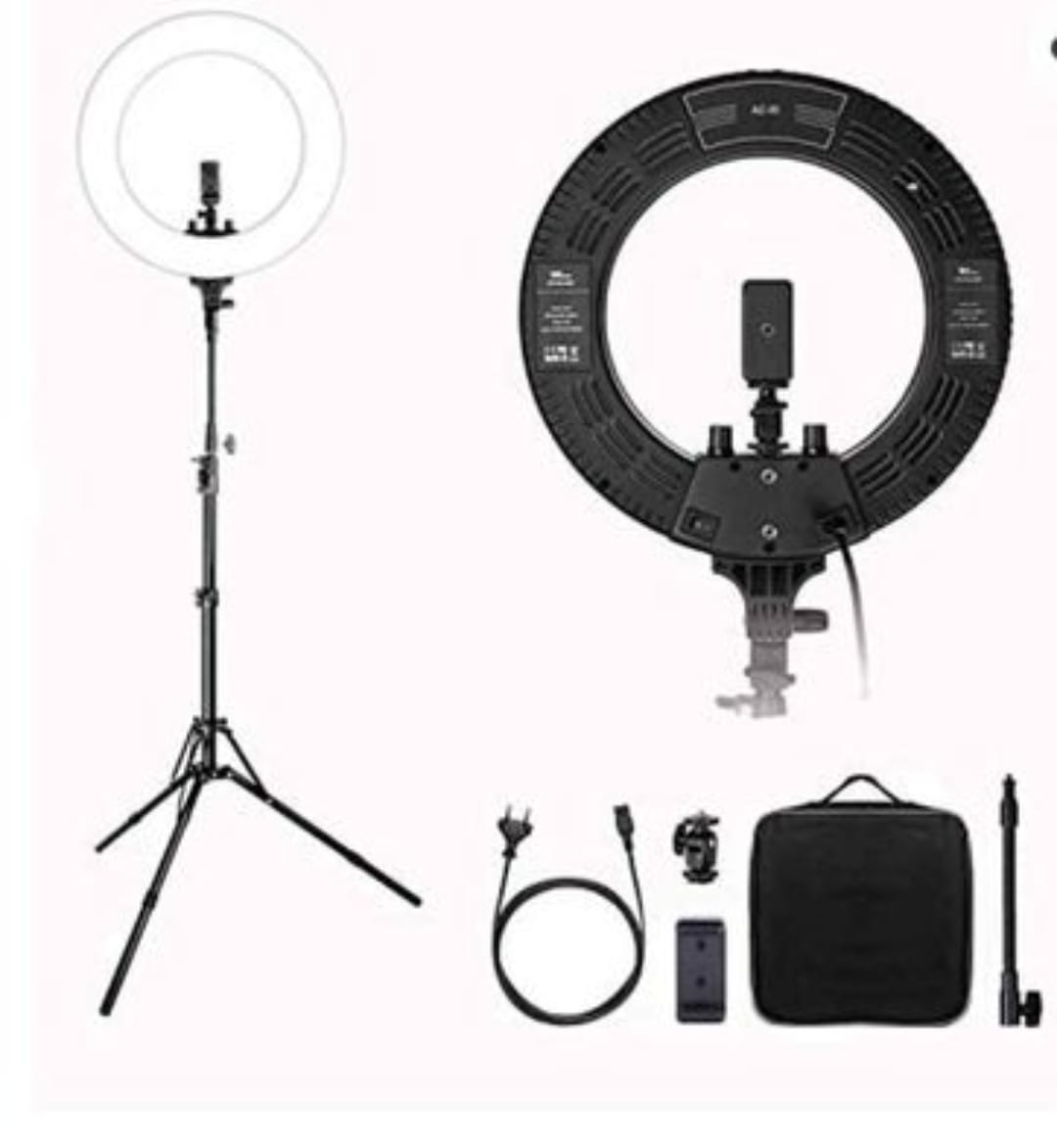 19" large Ring light with tall stand