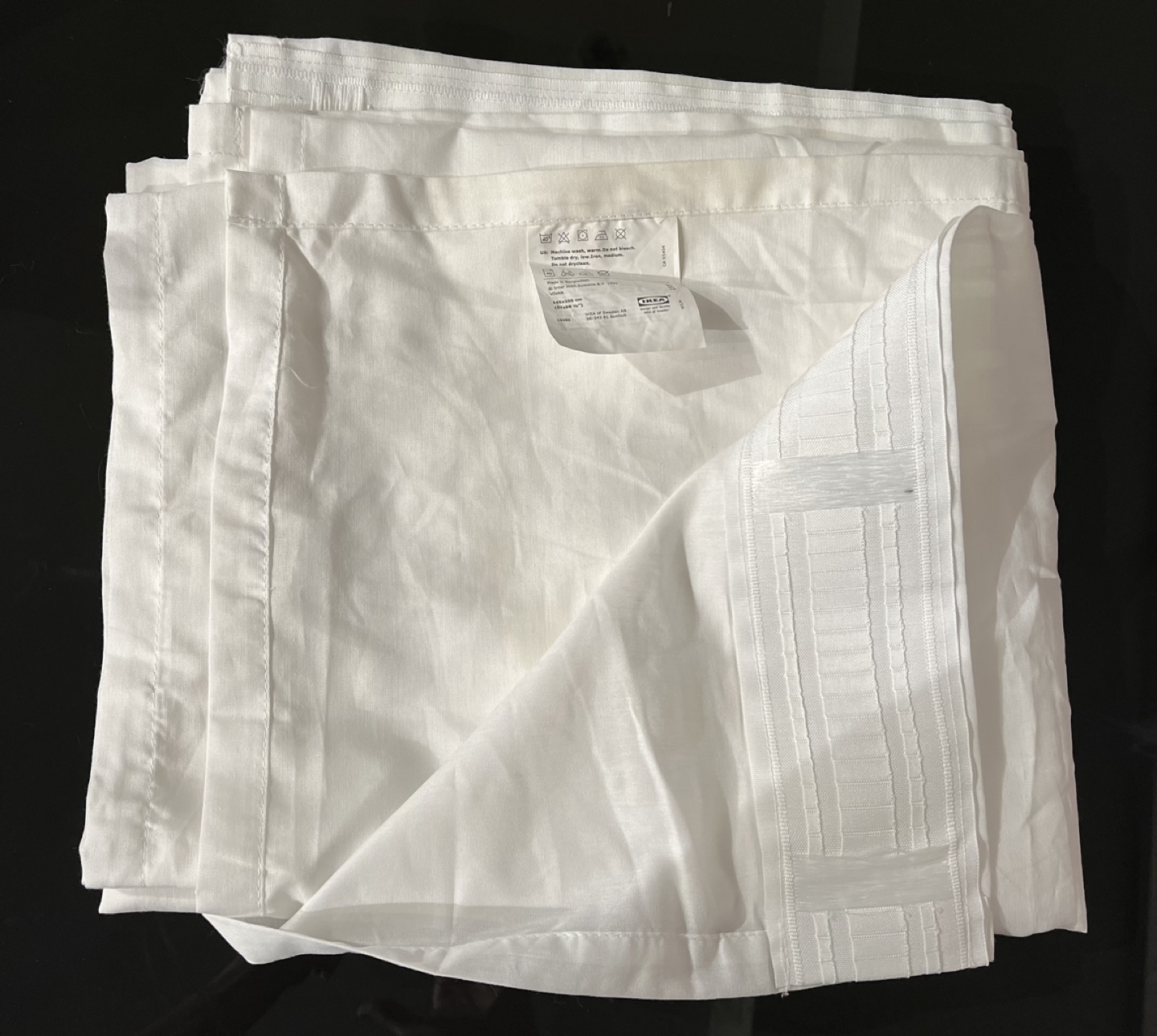 Long Single Panel Curtain Sheer thumbnail