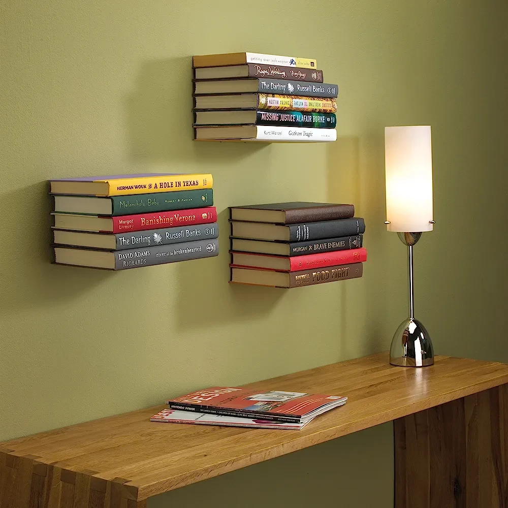 Set of 2 invisible bookshelves - photo 3
