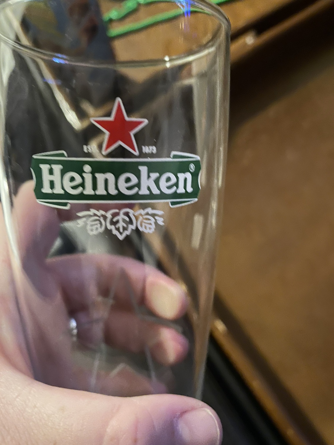 Heineken pint glasses - photo 3