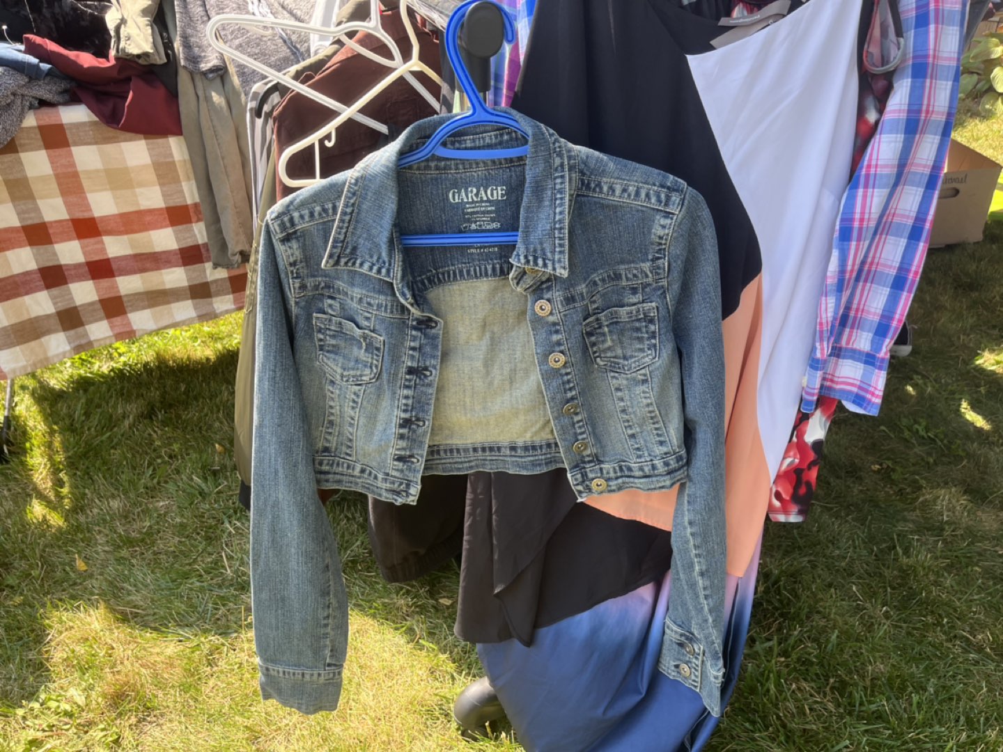 Womens crop Jean jacket