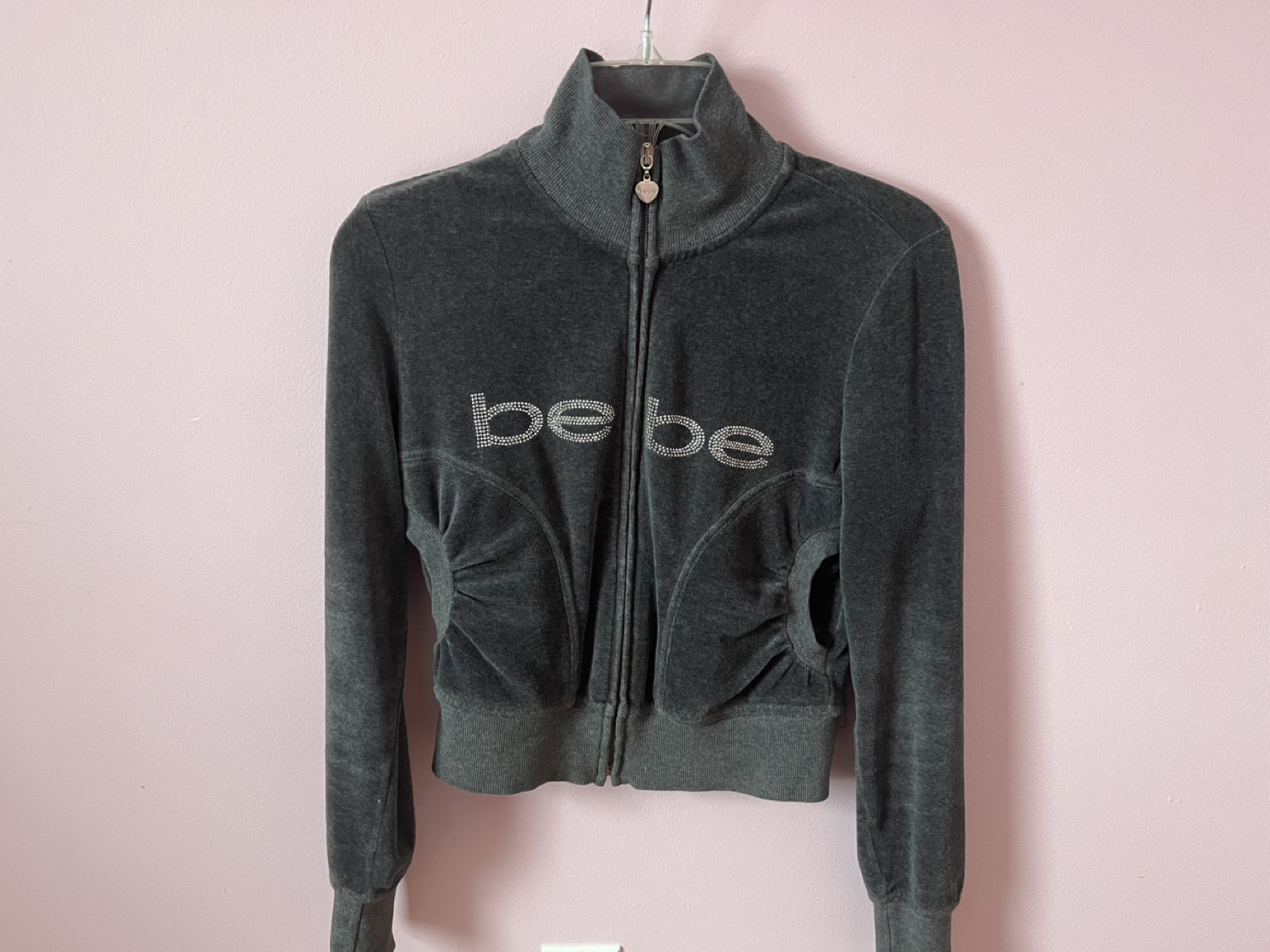 Bebe Velour Sweater thumbnail