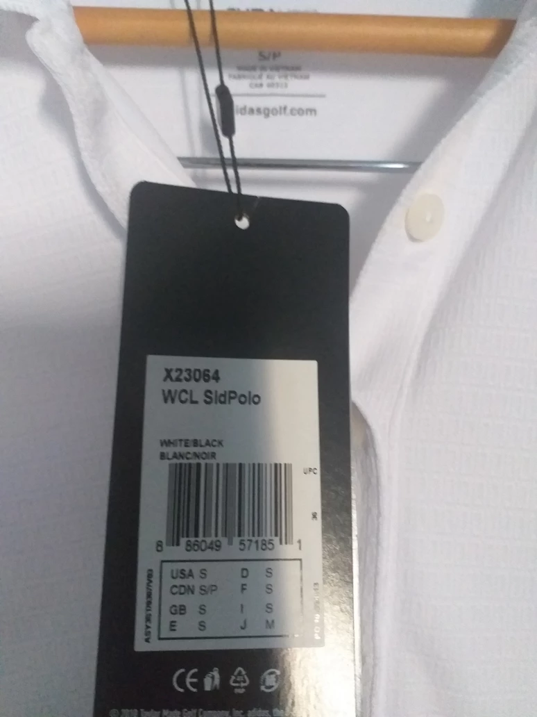 Adidas Climalite golf tee size S - photo 2