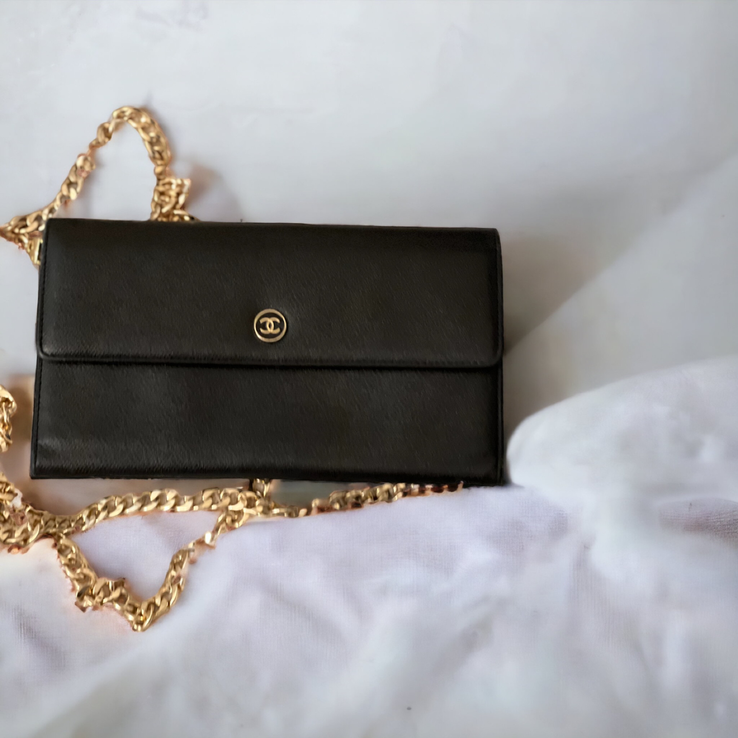 Chanel bag with added chain