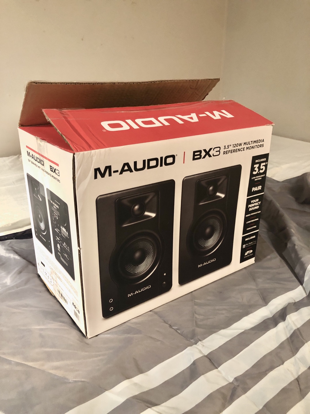 M-Audio BX3-120Watt Deskop/Studio Speaker