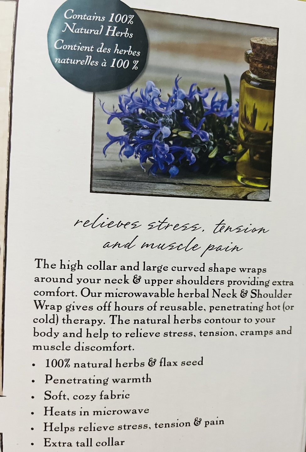 Neck and Shoulder Aromatherapy wrap image indicator(4)