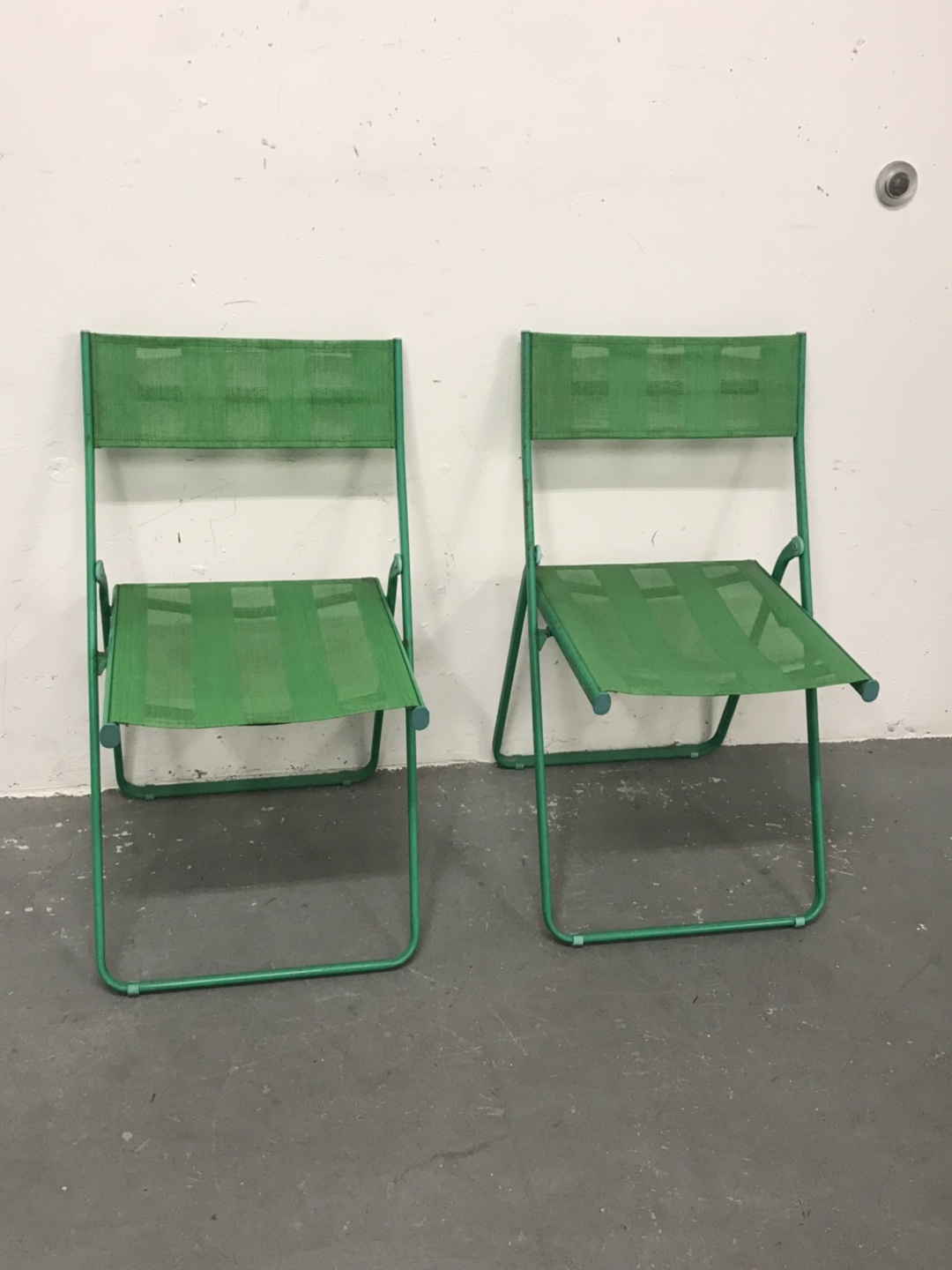 Vivid Green Beautiful IKEA Patio Beach Balcony Chairs Foldable