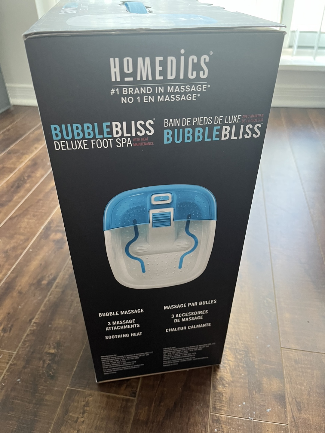 New Homedics Foot Spa/ Foot Massage image indicator(2)