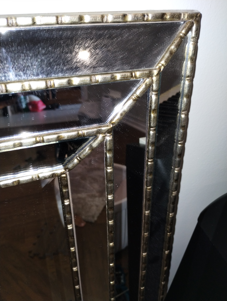 Silver framed mirror -stunning!! 36x47 inches - photo 3