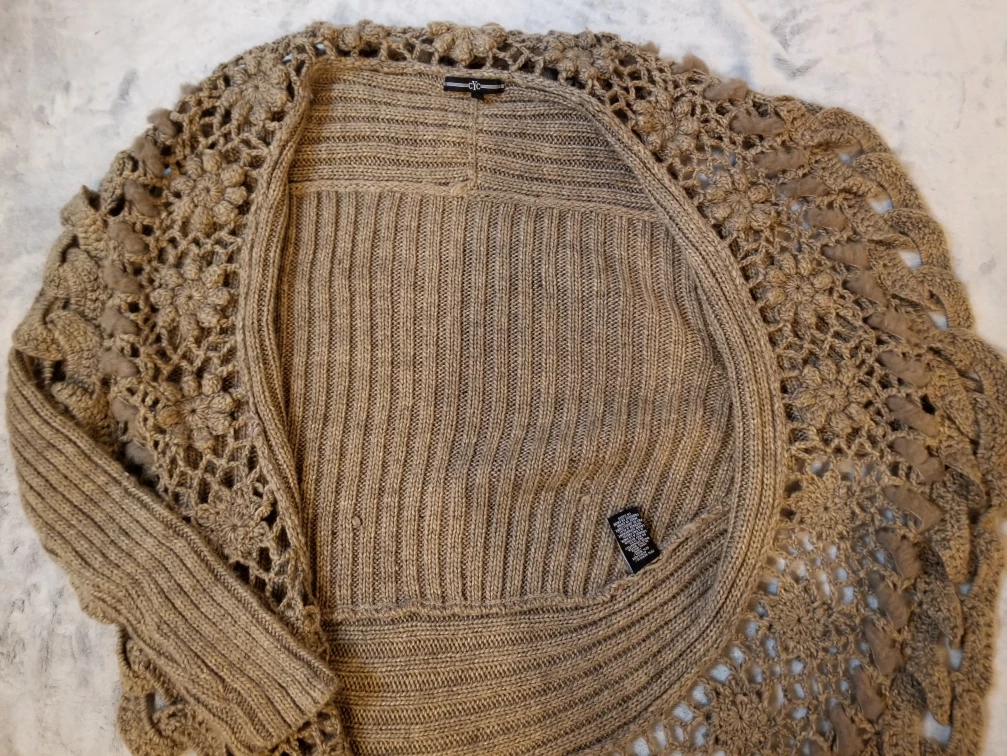 Fairycore knit shawl/cardigan thumbnail