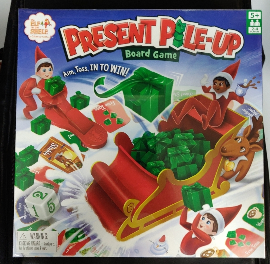 BRAND NEW & SEALED ELF ON THE SHELF PRESENT PILE-UP BOARD GAME