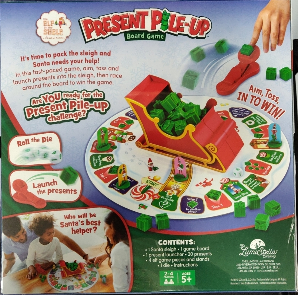 BRAND NEW & SEALED ELF ON THE SHELF PRESENT PILE-UP BOARD GAME - photo 2