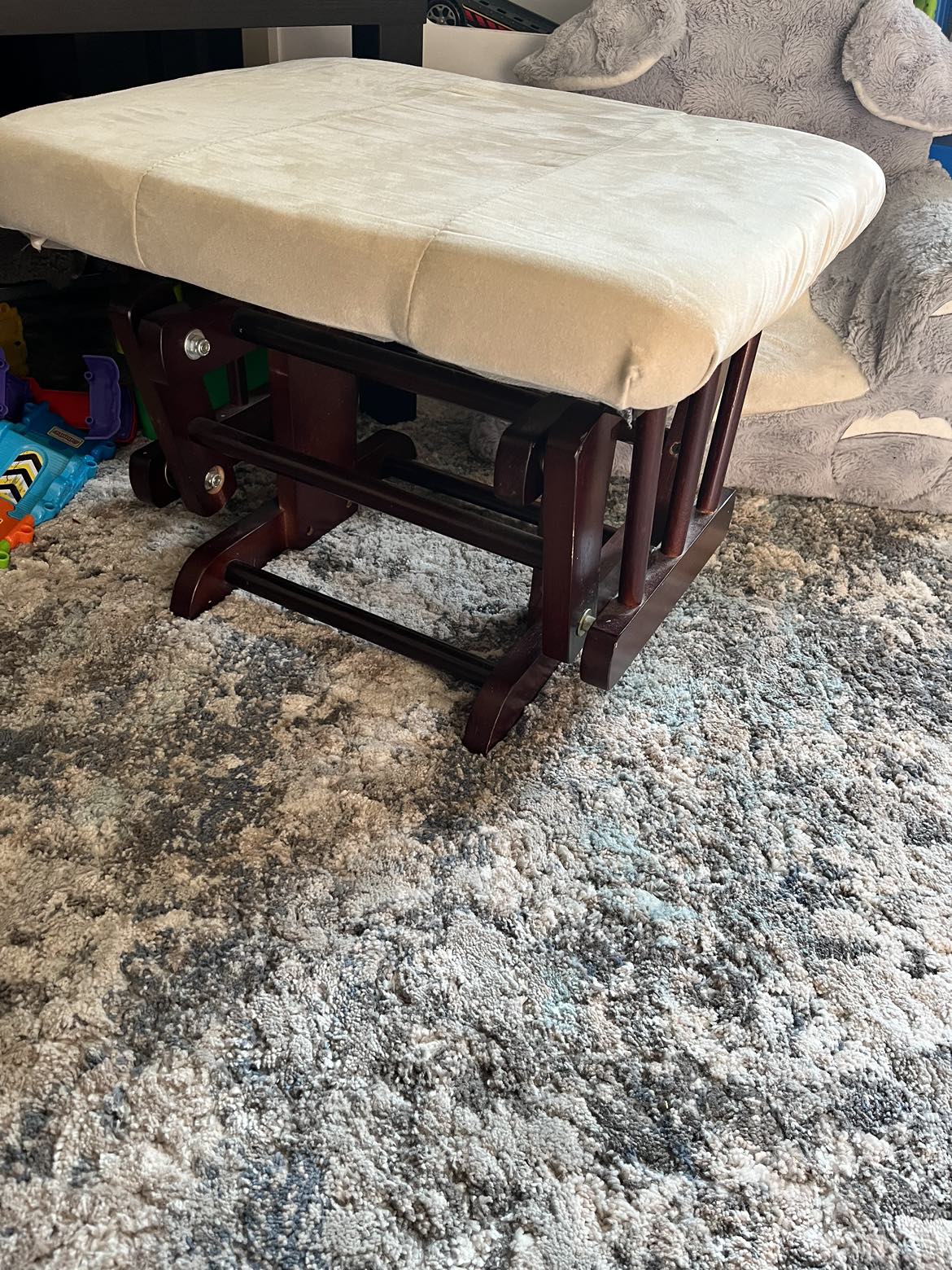 Rocking glider chair and ottoman - photo 2