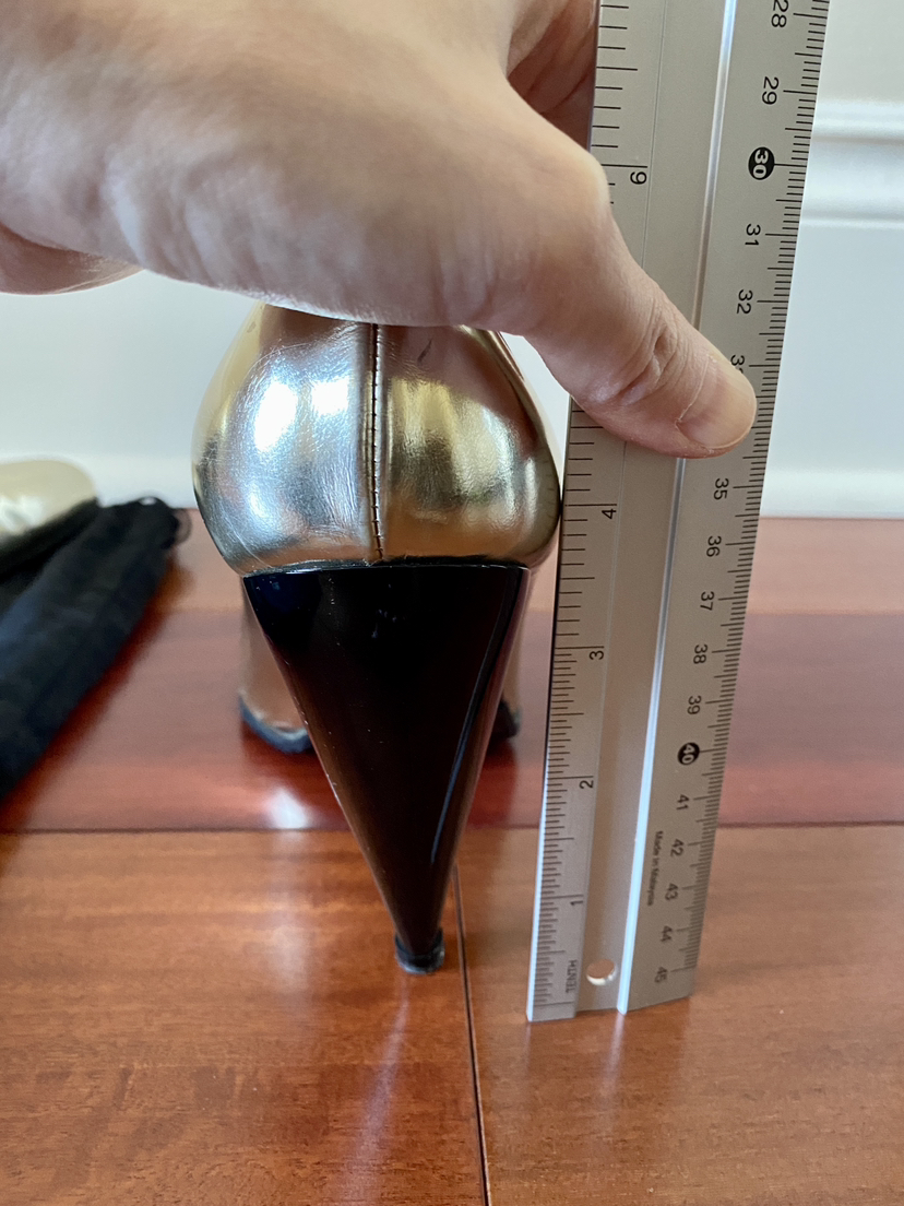 LANVIN gold pumps image indicator(8)