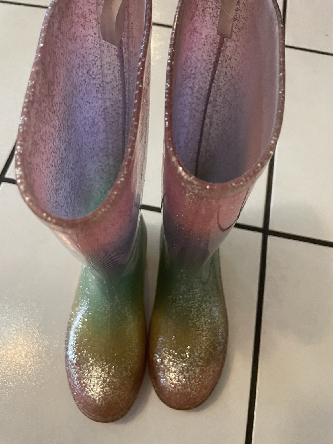 Kids size 13 rain boots - photo 2