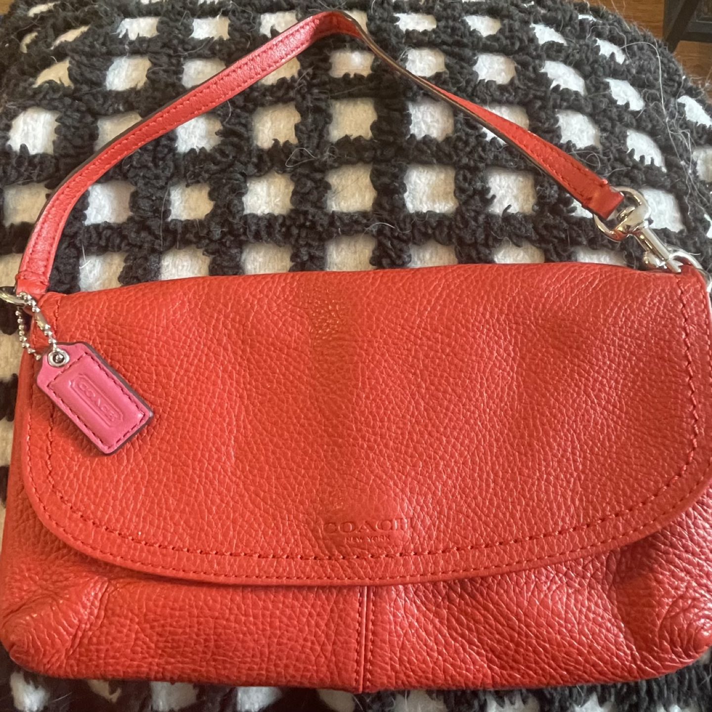 Coach Clutch w handle thumbnail