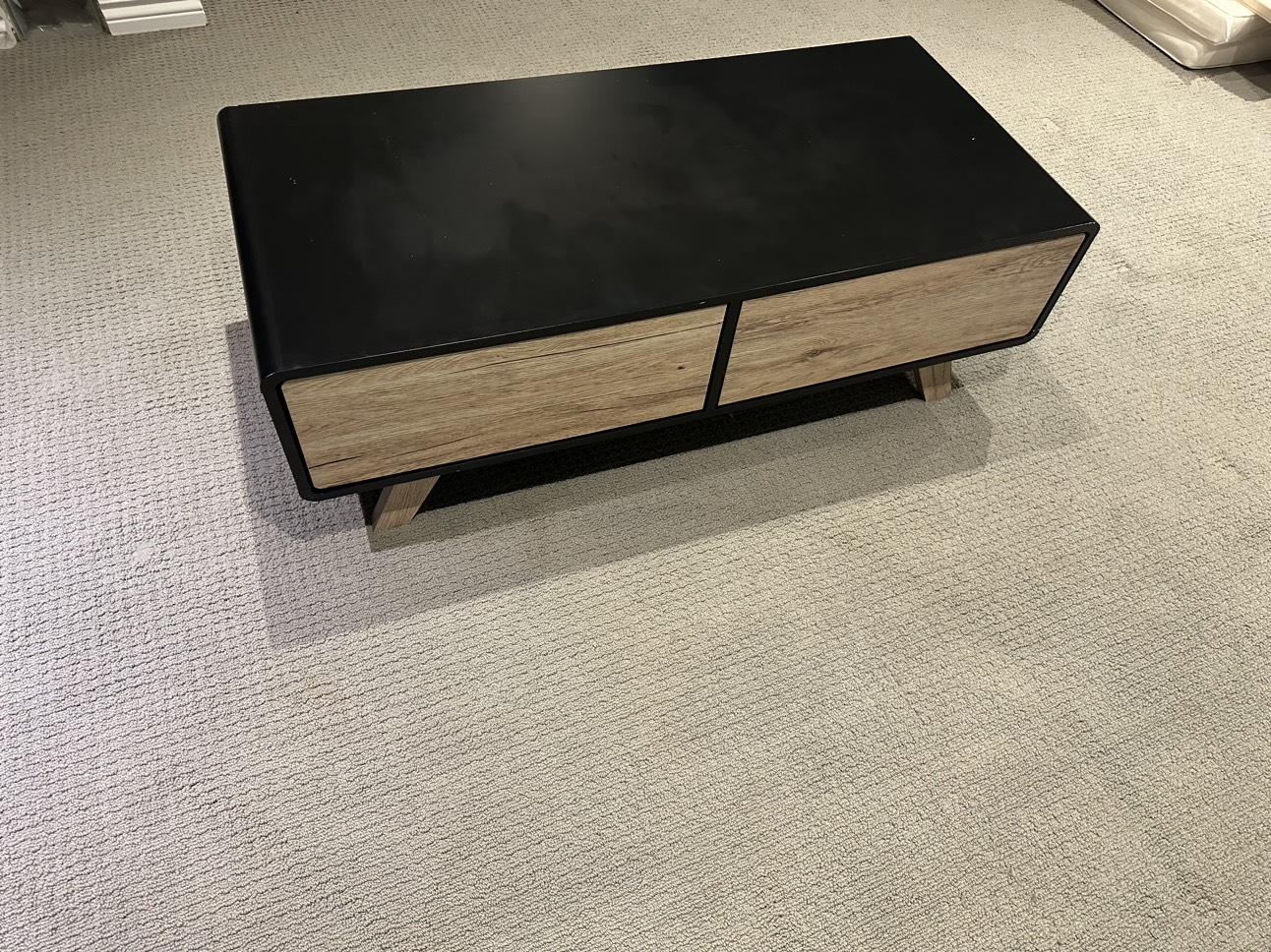 Alhena Modern Coffee Table, Black for sale - photo 4