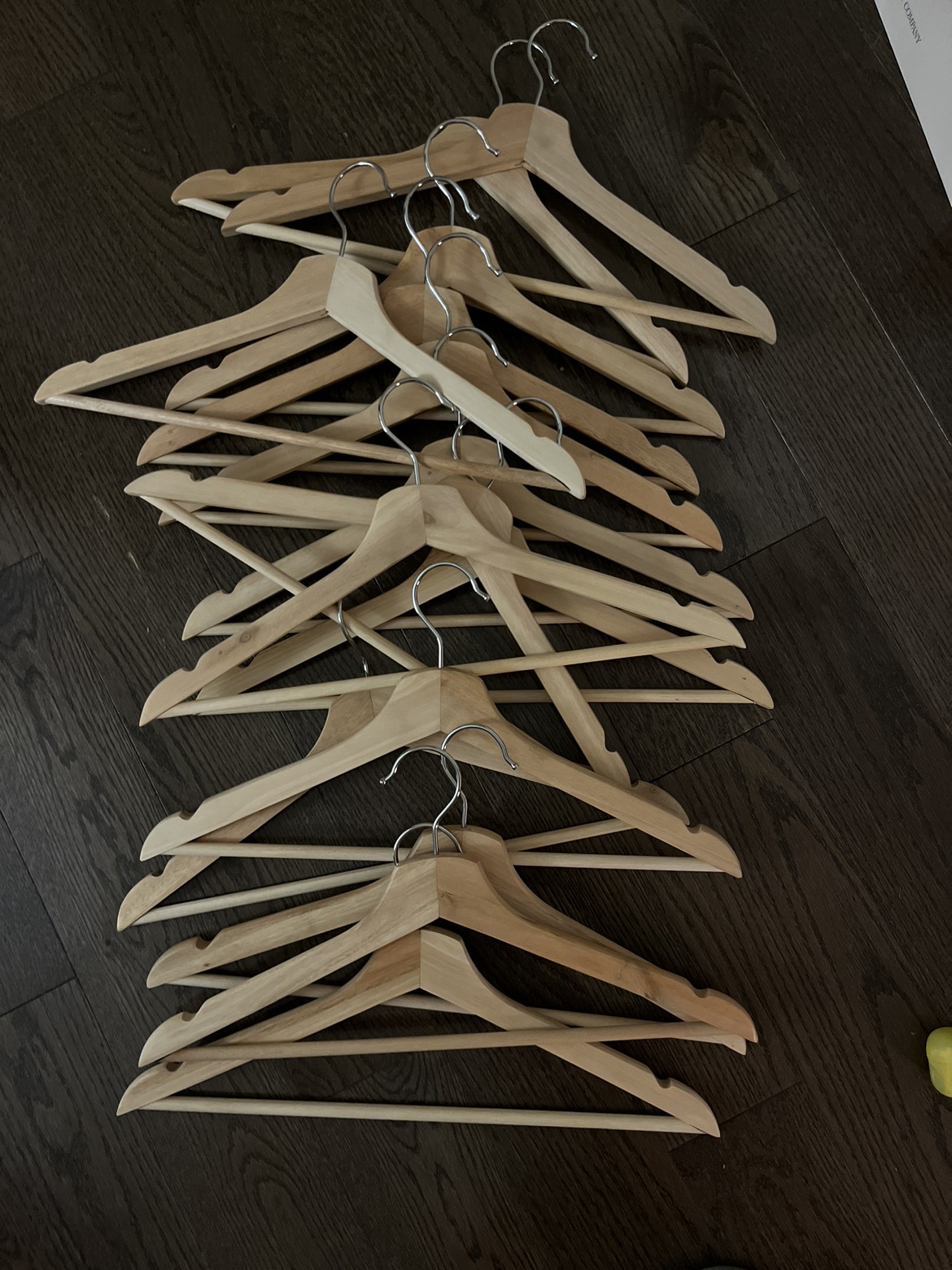 Wooden Hangers IKEA 16 pcs thumbnail