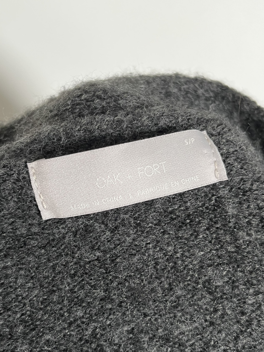Oak and Fort Charcoal Oversized Cardigan - photo 5