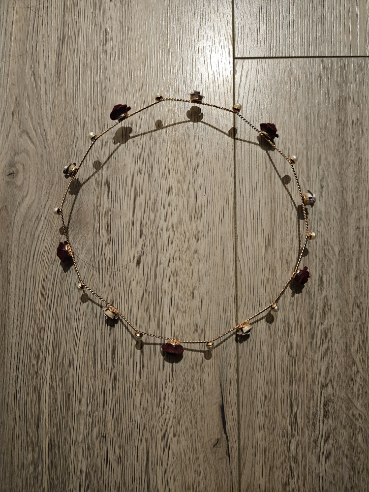 Red & Gold Flower Crown image indicator(2)