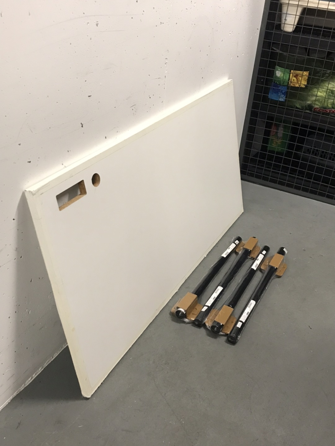 IKEA White Larger Wider Table 150X75cm Brand New Metal Legs - photo 2