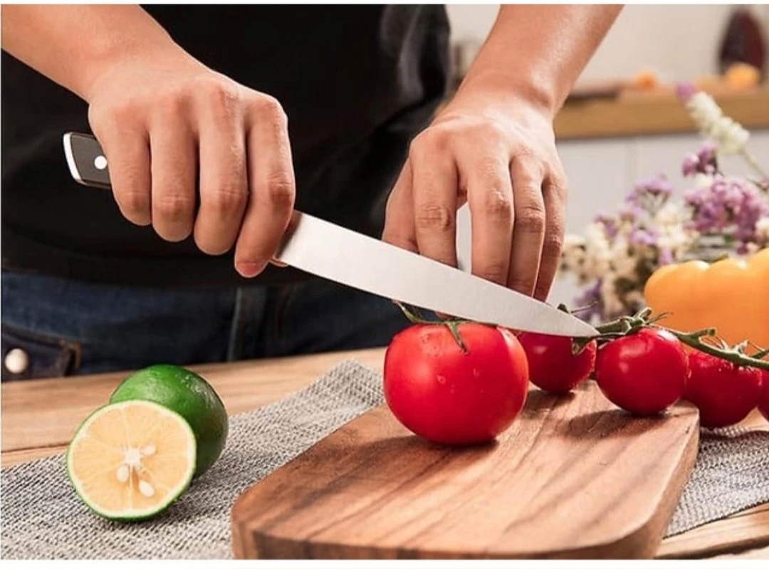 3pc German High Carbon Stainless Steel chef knife set image indicator(6)