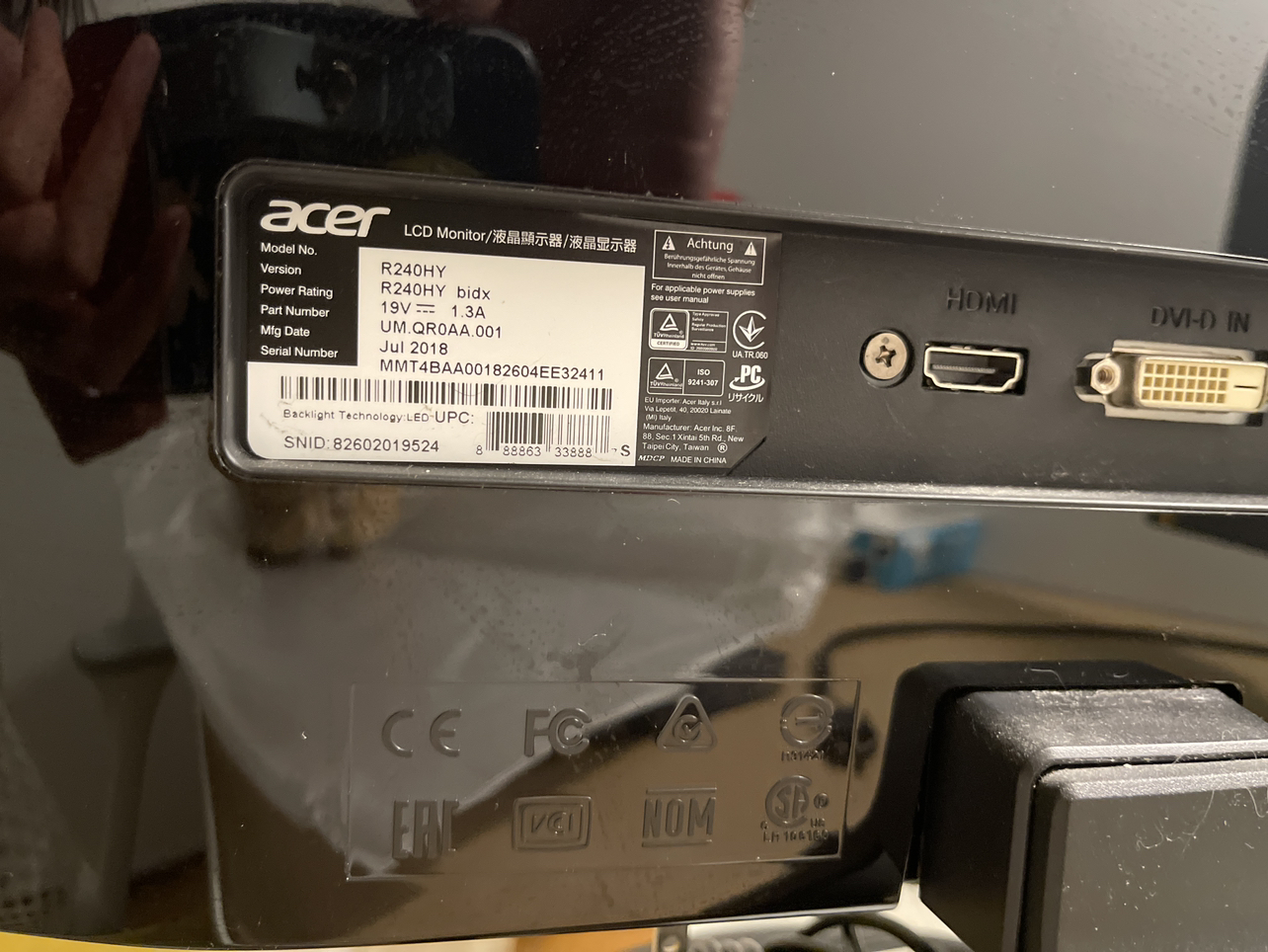 Acer R240HY Monitor - photo 2