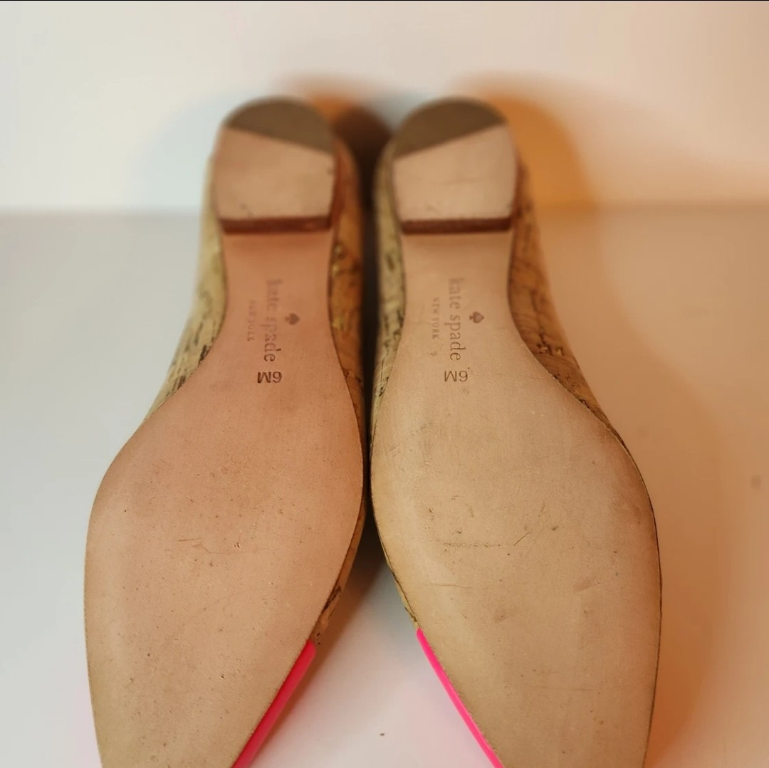 STUNNING NEON KATE SPADE SHOES/FLATS SIZE 6 - photo 4