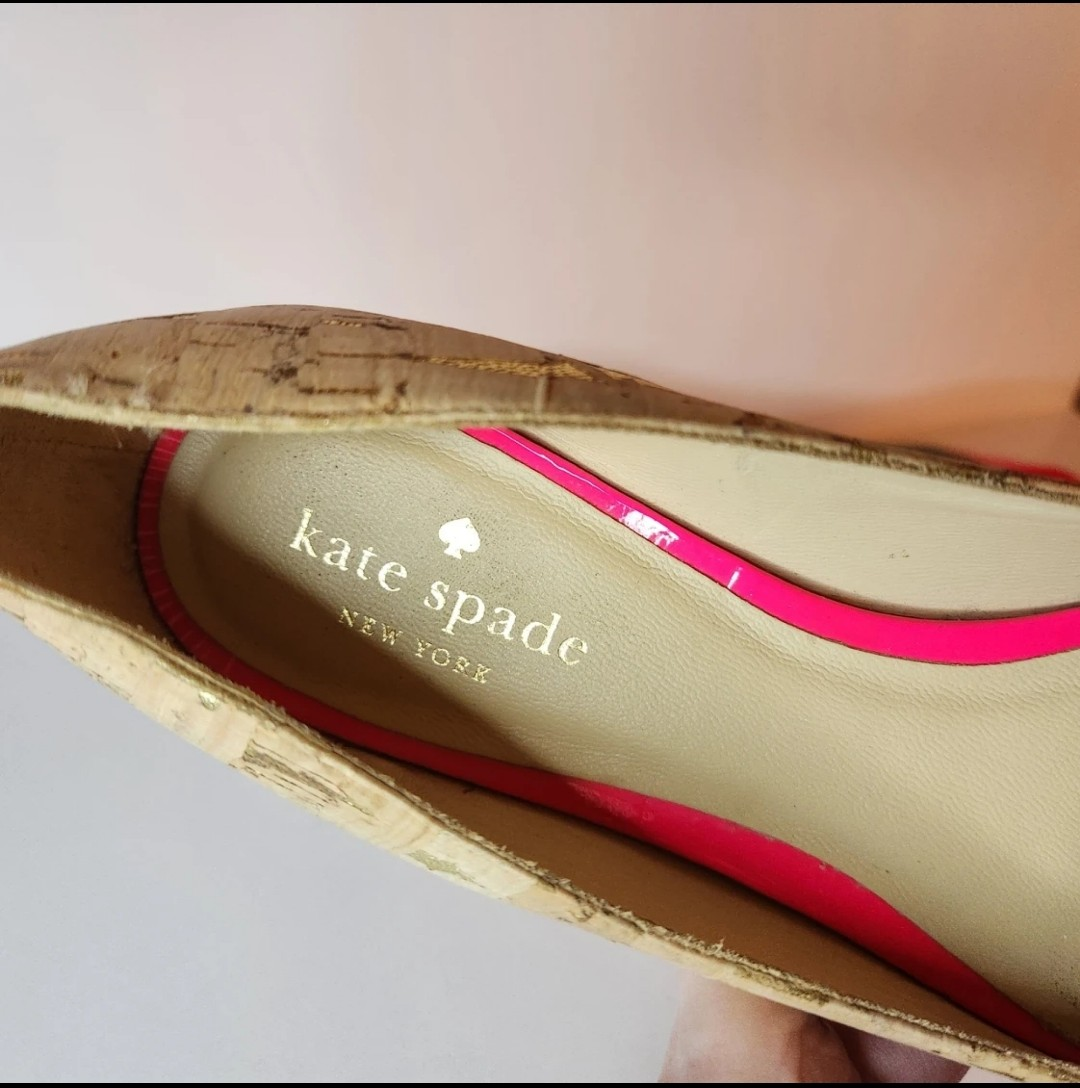 STUNNING NEON KATE SPADE SHOES/FLATS SIZE 6 - photo 5