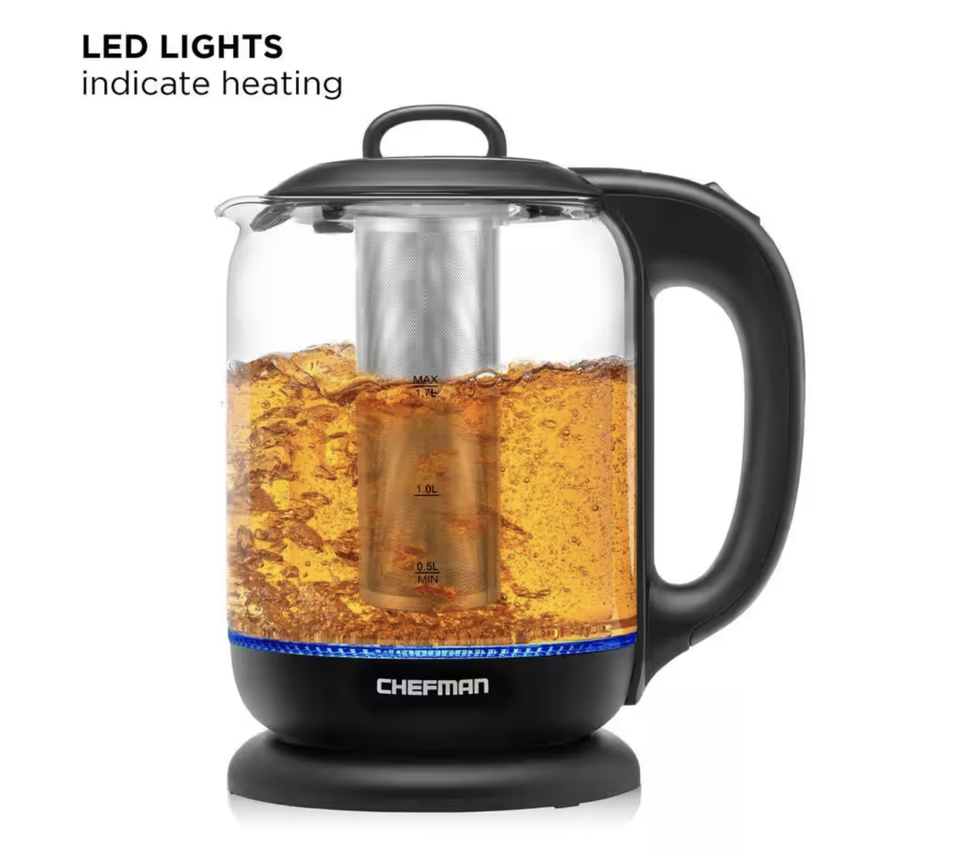 Chefman Electric Kettle with Tea Infuser - photo 4