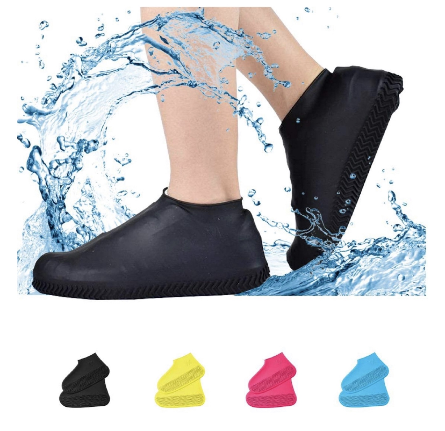 Size large rain cover for runners black thumbnail