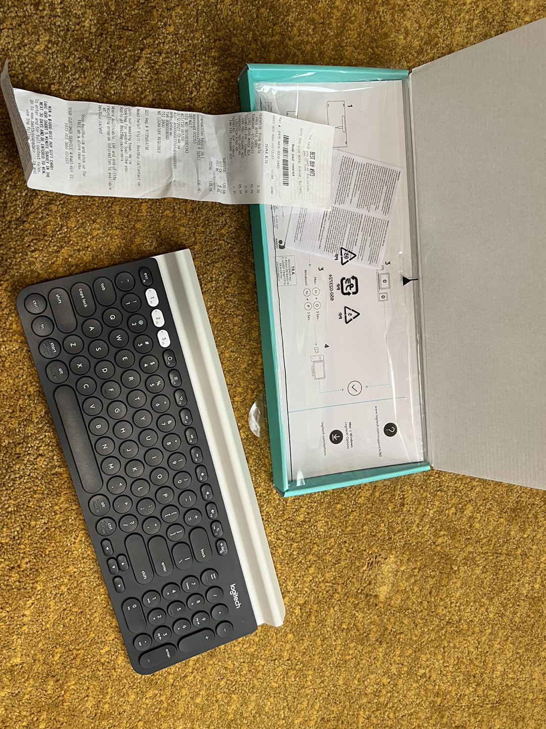 Logitech keyboard with mouse - photo 2