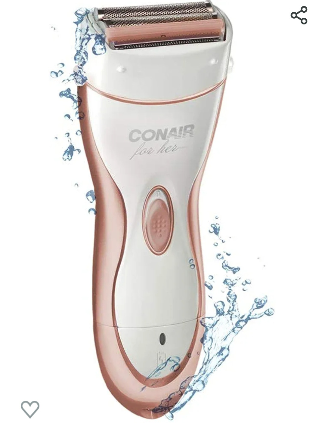 Rechargeable shaver for women image indicator(2)