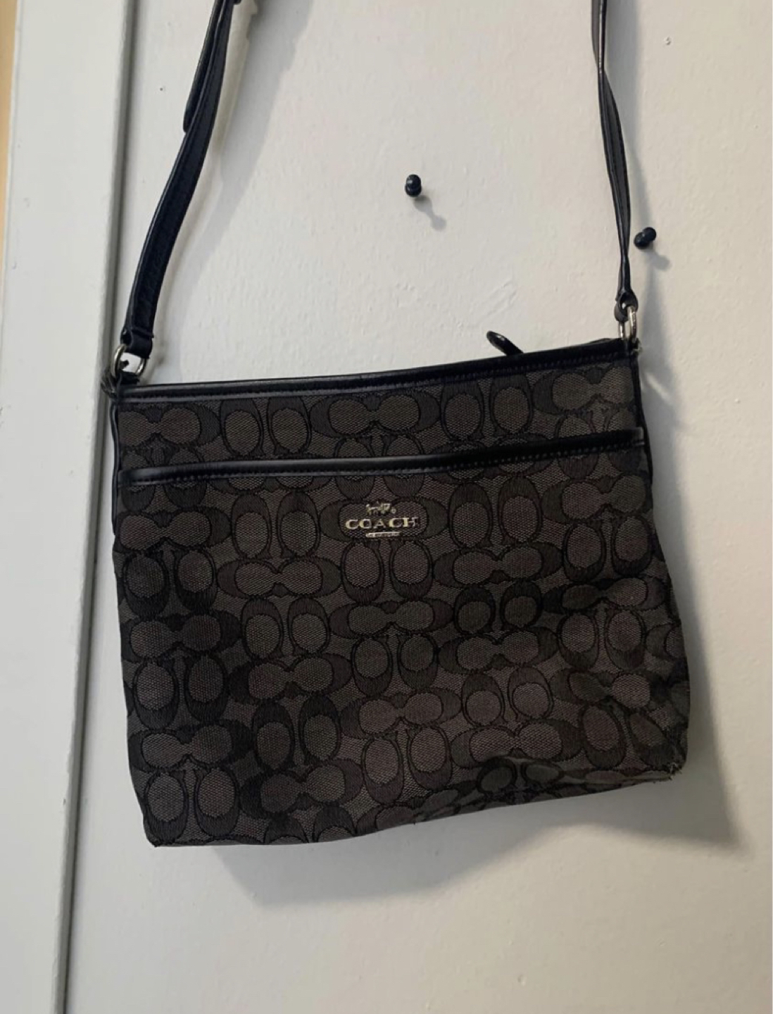 AUTHENTIC Coach Bag Rowan File Bag  Canvas on SALE! (Like new) thumbnail