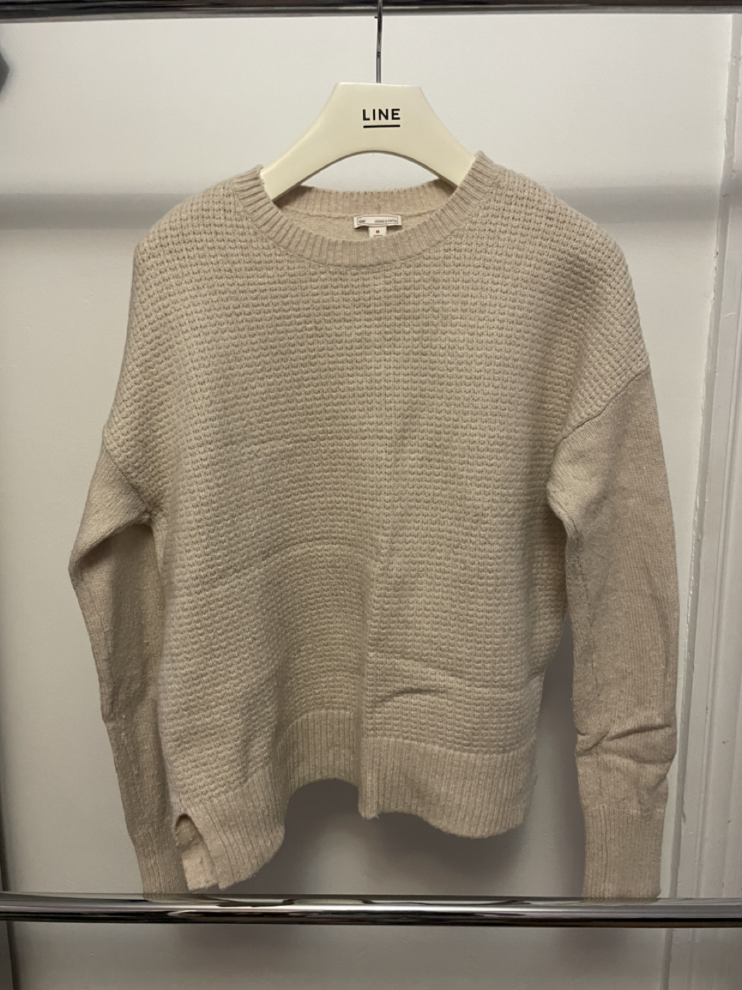 Beige wool sweater