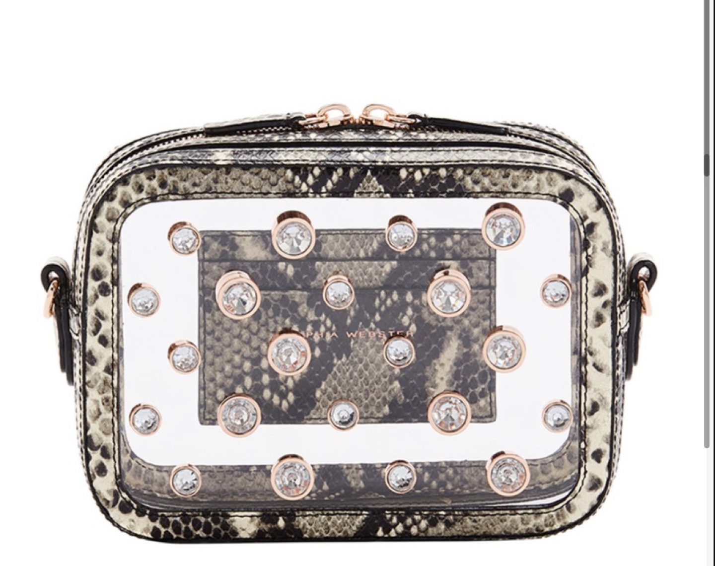 Sophia Webster clear snake print bag - photo 2