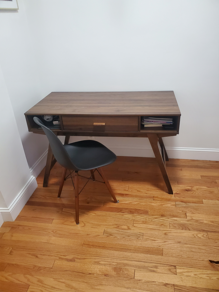 desk and chair