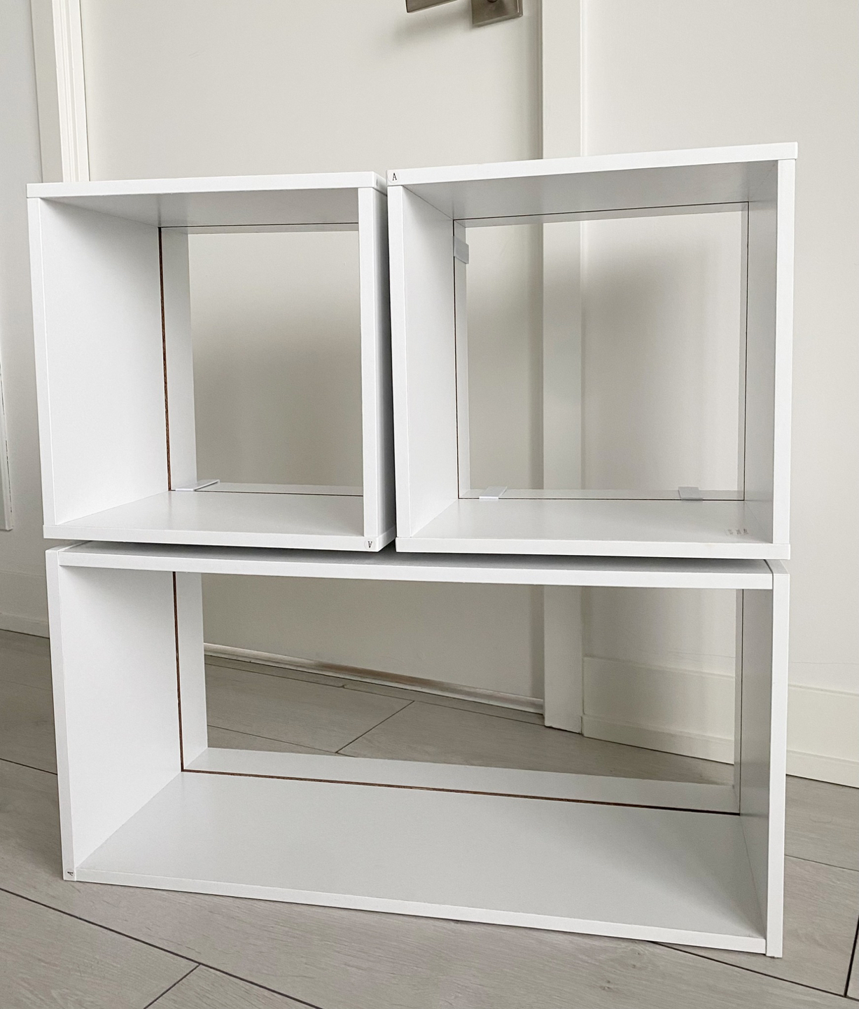 White Cube Storage Organizer Modular Storage Cubes Bookshelf
