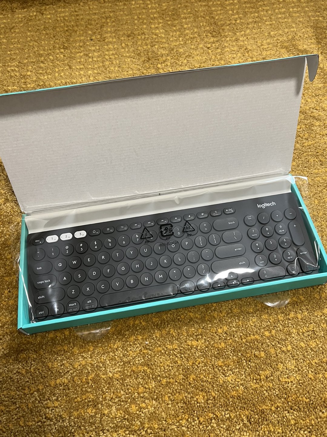 Logitech keyboard with mouse