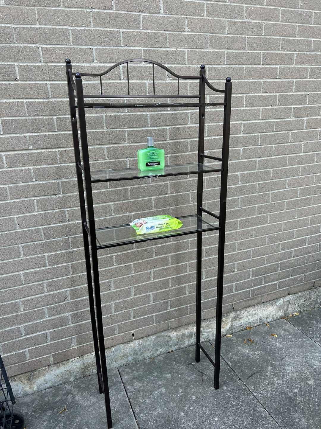 8x25x50 inch metal / glass shelves. thumbnail